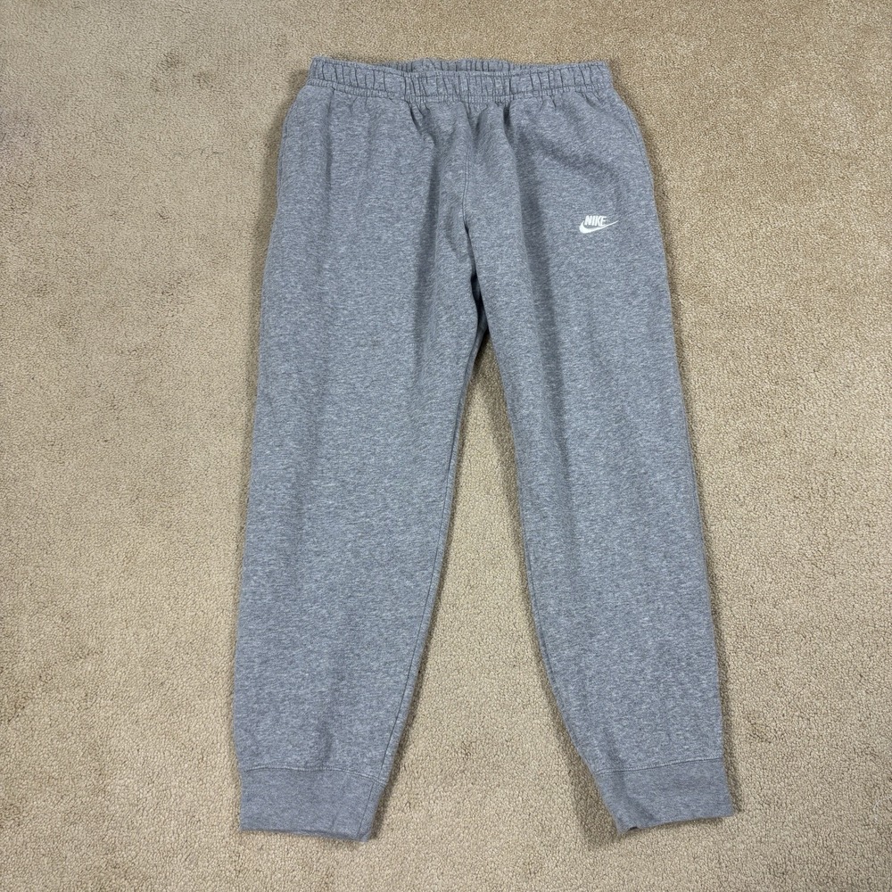 Nike Sportswear Club Fleece Mens Taper Leg Jogger Pants Gray BV2671-063 Size XL